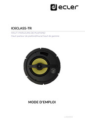 Ecler IC6CLASS-TR Mode D'emploi