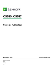 Lexmark CS510 Guide De L'utilisateur