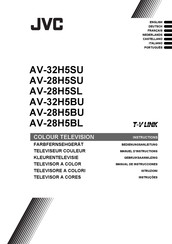 JVC T-V LINK AV-28H5SL Manuel D'instructions