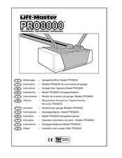 LIFT-MASTER PRO8000 Instructions