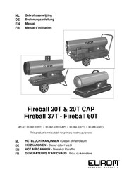 EUROM Fireball 20T CAP Manuel D'utilisation