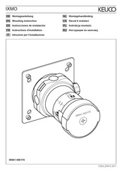 KEUCO IXMO 59541 000170 Instructions D'installation