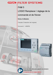 HYDAC FILTER SYSTEMS FAM 5 Notice D'utilisation