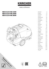 Kärcher HDS-E 8/16-4M 12kW Manuel D'utilisation