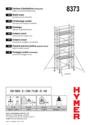 hymer 8373 Instructions De Montage Et D'utilisation