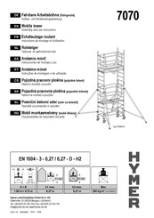 hymer 7070 Instructions De Montage Et D'utilisation