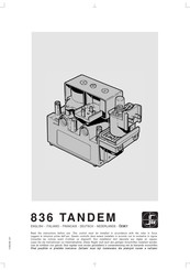 Sit 836 TANDEM Instructions D'utilisation Et D'installation