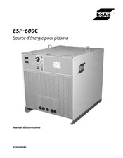 ESAB ESP-600C Manuel D'instructions
