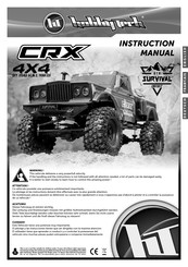 Hobbytech CRX Manuel D'instructions