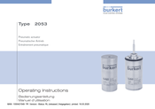 Burkert 2053 Manuel D'utilisation