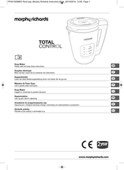 Morphy Richards 501020MEE Mode D'emploi