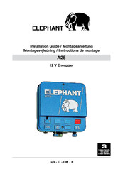 ELEPHANT A25 Instructions De Montage