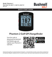 Bushnell GOLF Phantom 2 Guide De Démarrage Rapide