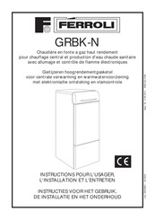 Ferroli GRBK-N 30 Instructions