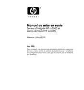 HP RX2600 Manuel De Mise En Route