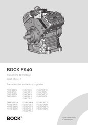 bock FK40 Serie Instructions De Montage
