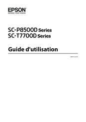 Epson SC-P8500D Série Guide D'utilisation