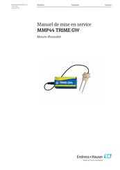 Endress+Hauser MMP44 TRIME GW Manuel De Mise En Service