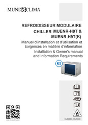 mundoclima MUENR-H9T Manuel D'installation Et D'utilisation