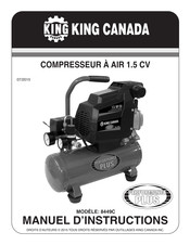 King Canada 8449C Manuel D'instructions