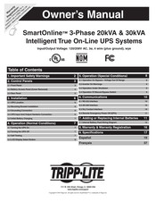 Tripp-Lite SmartOnline SU30K3/3XR5 Manuel Du Propriétaire