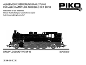 PIKO BR 93 Manuel D'utilisation