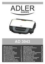 Adler europe AD 3043 Mode D'emploi