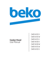 Beko CWB6430X Instructions Pour L'installation