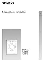 Siemens SIWAMAT XLS 1050 Notice D'utilisation Et D'installation