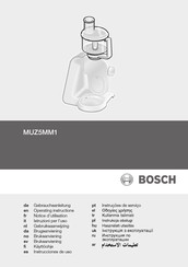 Bosch MUZ5MM1 Notice D'utilisation