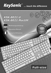 KeySonic KSK-8021 U Manuel D'utilisation
