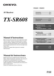 Onkyo TX-SR608 Manuel D'instructions