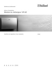 Vaillant VR 60 Notice D'installation