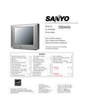 Sanyo DS24424 Manuel D'instructions