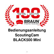 BRAUN Photo Technik ScoutingCam BLACK500 Mini Manuel De L'utilisateur