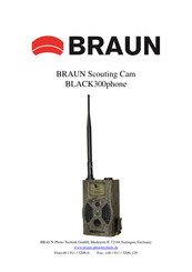 Braun Scouting Cam BLACK300phone Mode D'emploi