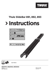 Thule SlideBar 892 Mode D'emploi