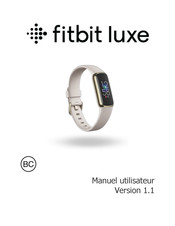 Fitbit luxe Manuel Utilisateur