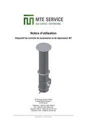 MTE MT Notice D'utilisation