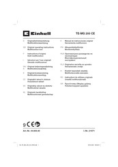 EINHELL TE-MG 200 CE Instructions D'origine
