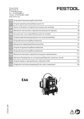 Festool 583821 Notice D'utilisation D'origine/Liste De Pièces De Rechange