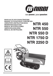 NIBBI NTR 450 Manuel D'utilisation Et D'entretien