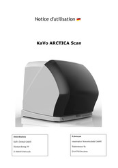 Kavo ARCTICA Scan Activity 800 Notice D'utilisation