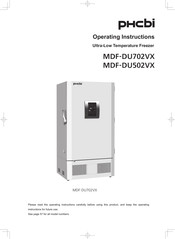 Phcbi MDF-DU502VX Instructions D'utilisation