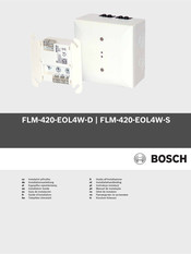 Bosch FLM-420-EOL4W-S Guide D'installation