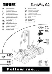 Thule EuroWay G2 Instructions De Montage