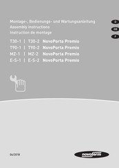 Novoferm NovoPorta Premio T90-1 Instructions De Montage