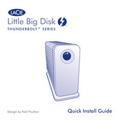 LaCie THUNDERBOLT Little Big Disk Guide D'installation Rapide