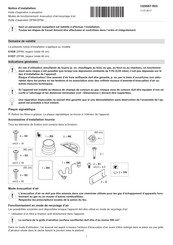 V-ZUG 61027 Notice D'installation