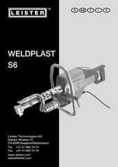 Leister WELDPLAST S6 Instructions D'utilisation